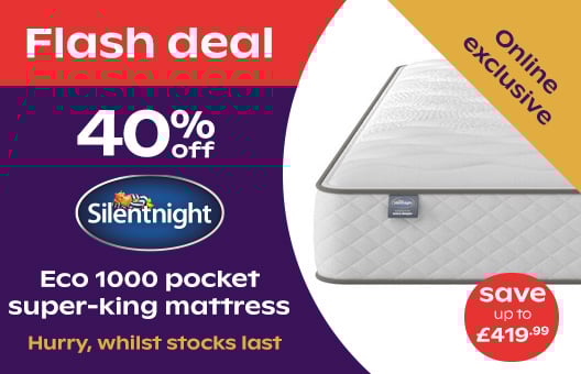 FLASH DEAL - 40% Off Silentnight Eco 100 Mattress - Hurry Whilst Stock Lasts