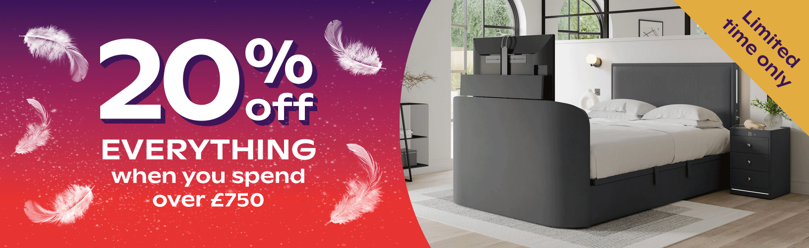 20% Off Everything When You Spend Over £750
