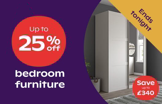 Up To 25% Off Bedroom Furniture