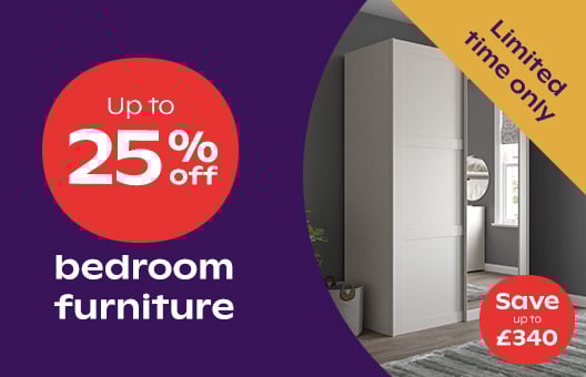 Up To 25% Off Bedroom Furniture