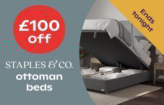 £100 Off Staples & Co Ottoman Beds