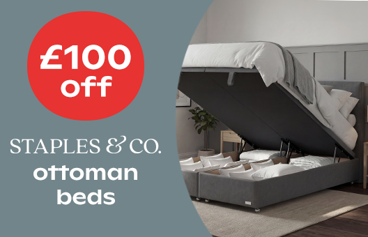 £100 Off Staples & Co Ottoman Beds