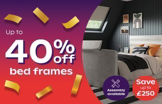 Up to 40% off Bed Frames