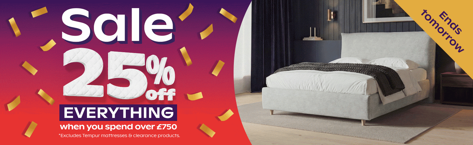 25% Off Everything When You Spend Over £750