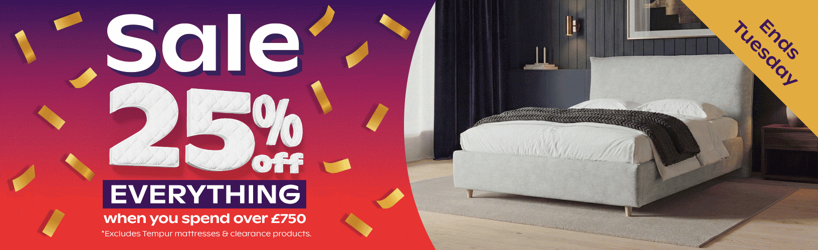 25% Off Everything When You Spend Over £750