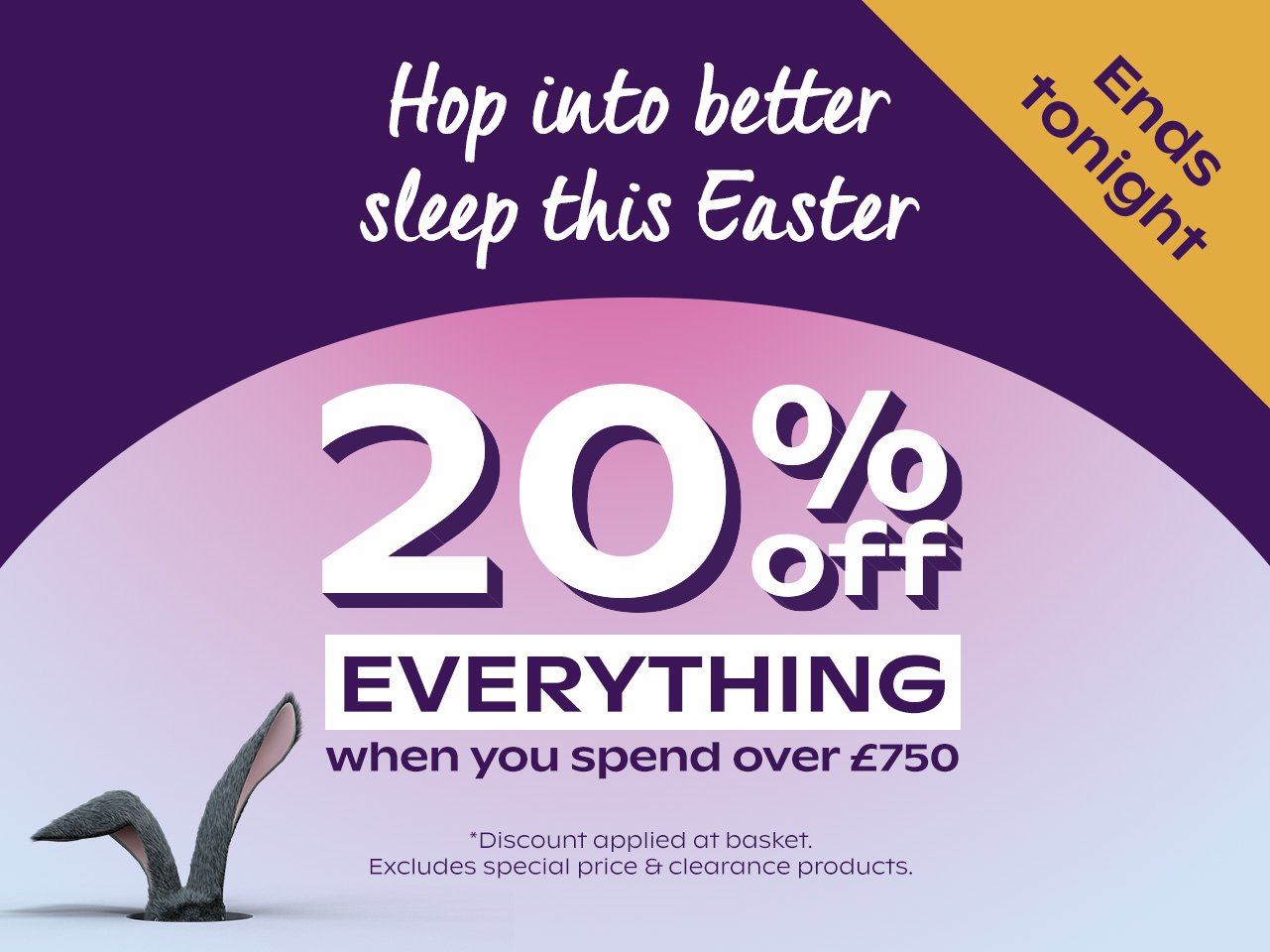 20% Off Everything When You Spend Over £750