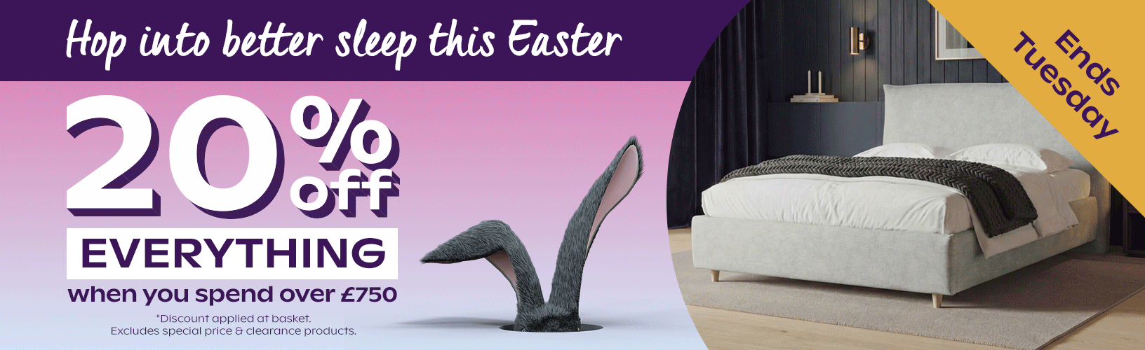 20% Off Everything When You Spend Over £750