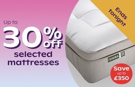 Save Up To 30% Off Mattresses