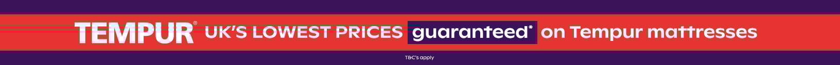 Tempur Lowest price guarantee