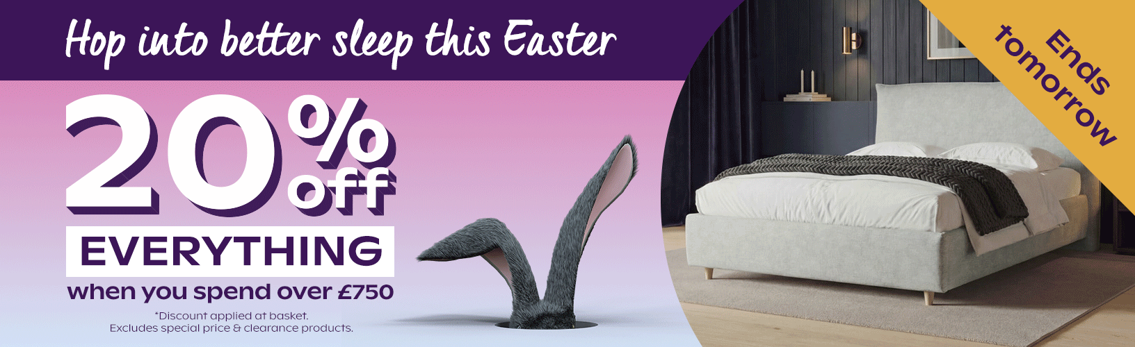 20% Off Everything When You Spend Over £750