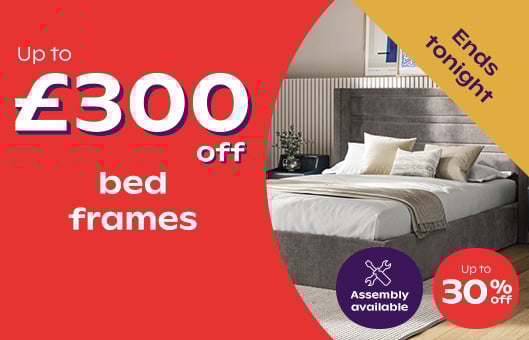 Up To £300 Off Bed Frames
