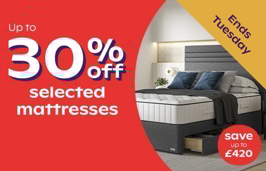Up To 30% Off Selected Mattresses