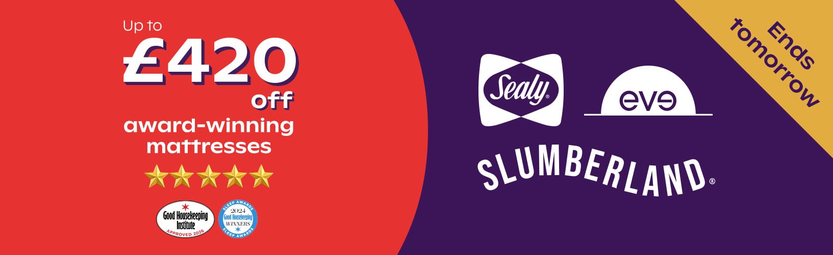 Up To £420 Off Award Winning Mattresses