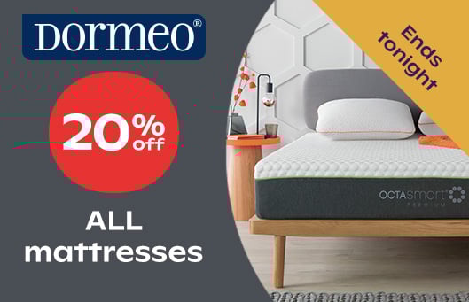 20% Off All Dormeo Mattresses