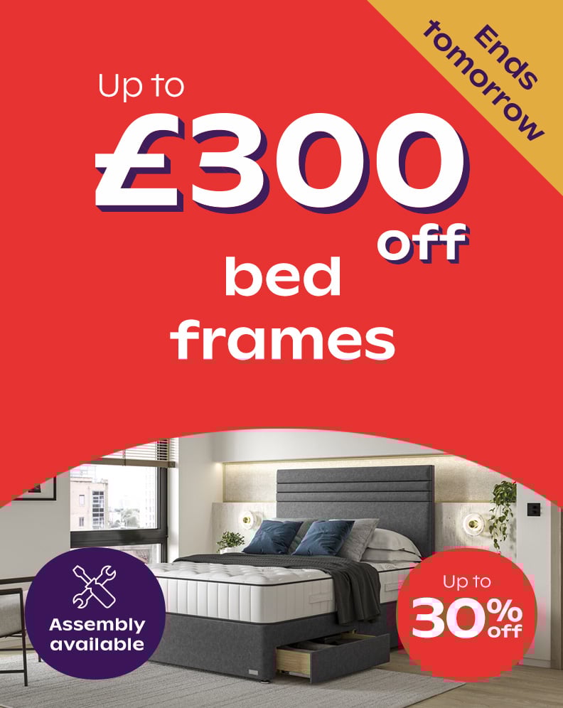 Up To £300 Off Bed Frames