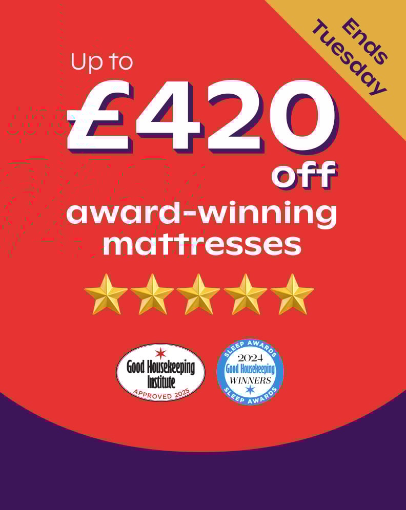 Up To £420 Off Award Winning Mattresses