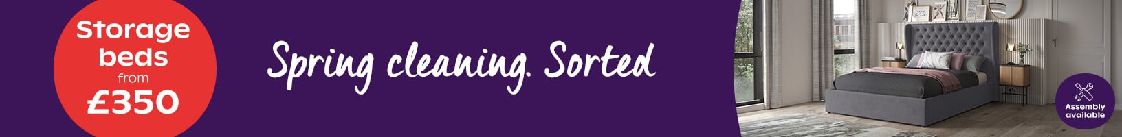 Up To £350 Off Storage Beds - Spring Clean