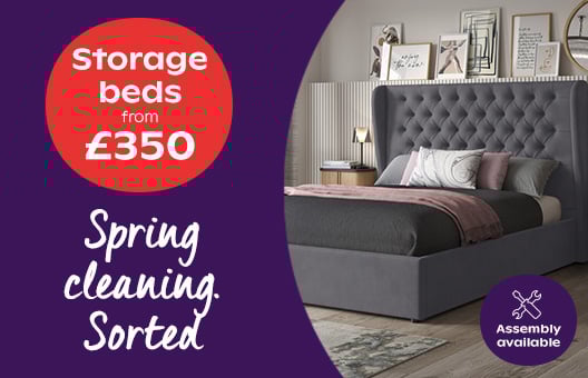 Up To £350 Off Storage Beds - Spring Clean