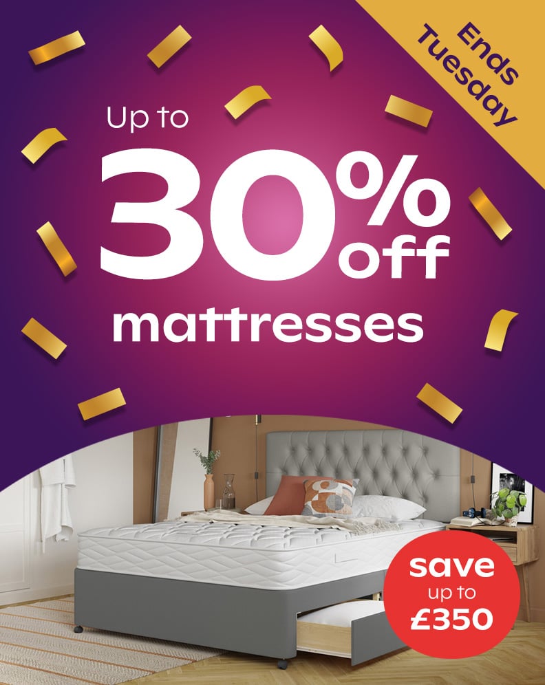 Up To 30% Off Mattresses