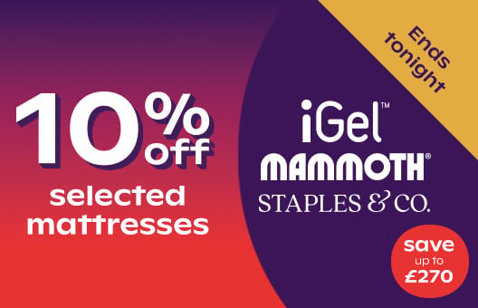 10% off selected mattresses