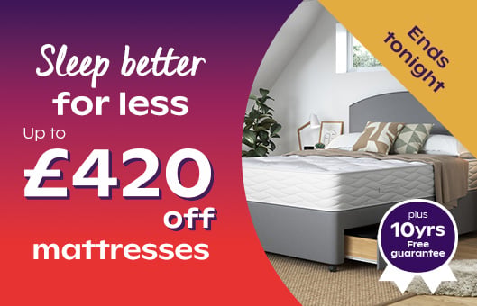 Sleep Better For Less - Up To £420 Off Mattresses
