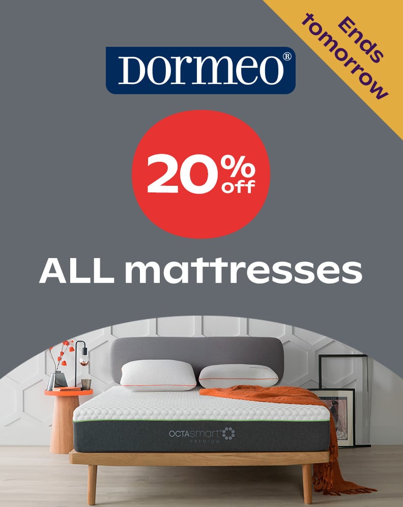 20% off Dormeo mattresses