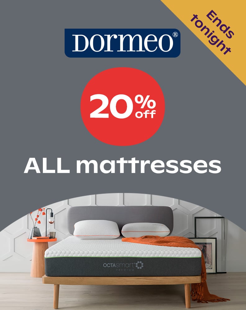 20% off Dormeo mattresses