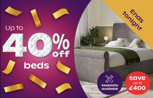 40% off selected mattresses
