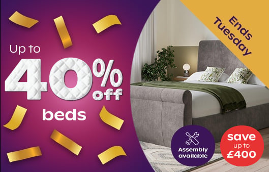 40% off selected mattresses