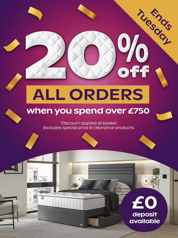 20% off orders over £750