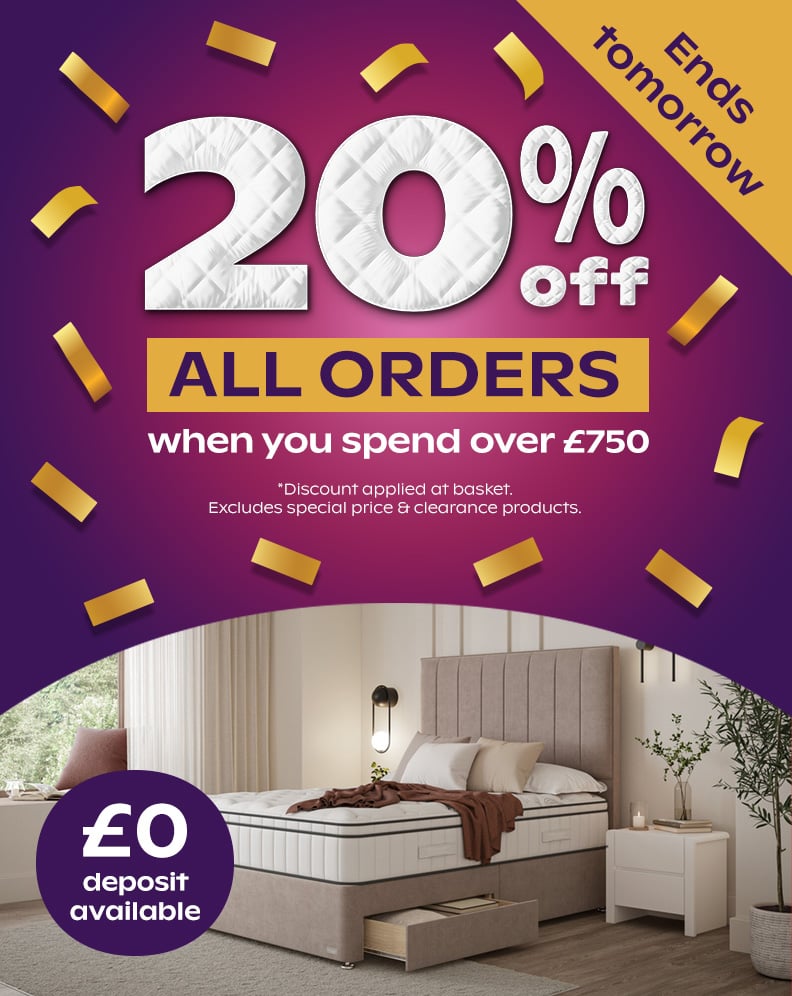 20% off orders over £750