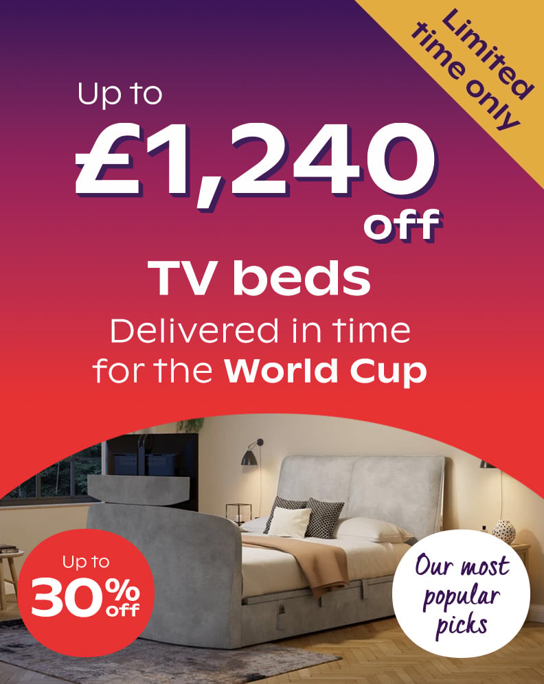 Up To £1240 Off TV Beds