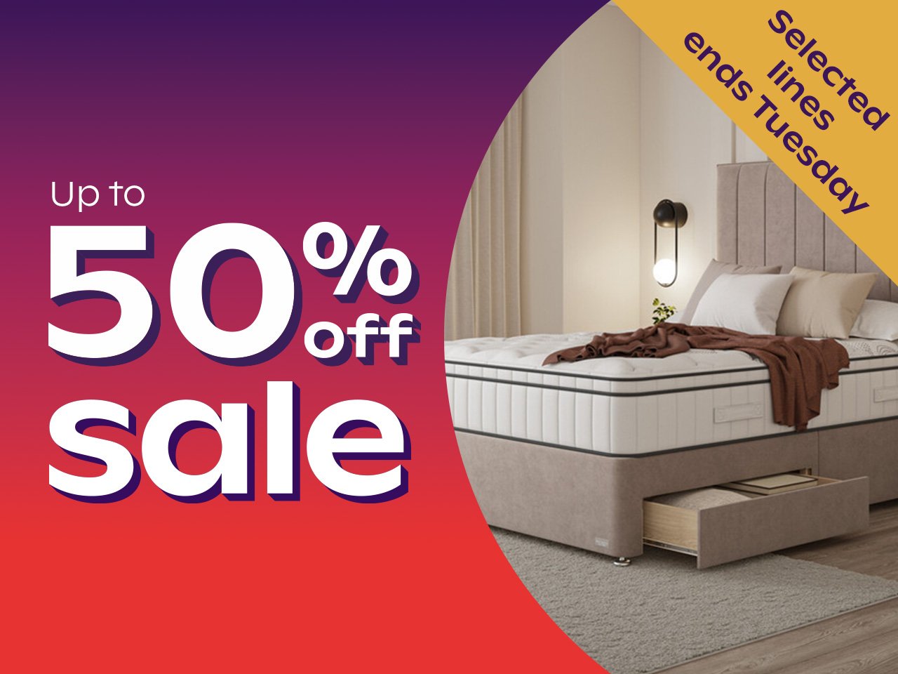 Up to 50% off Sale