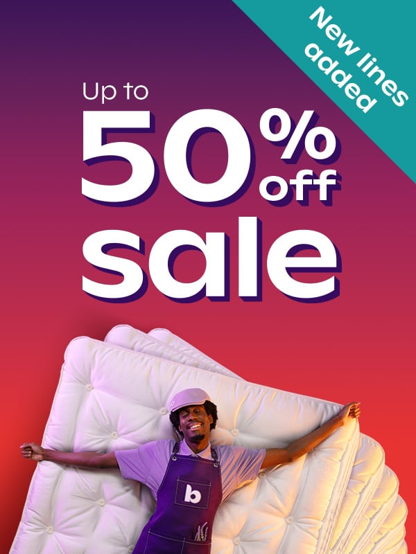Up to 50% off sale