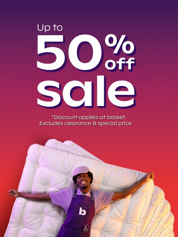 Up to 50% off sale