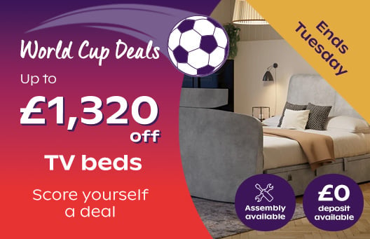 Save up to £1320 off beds
