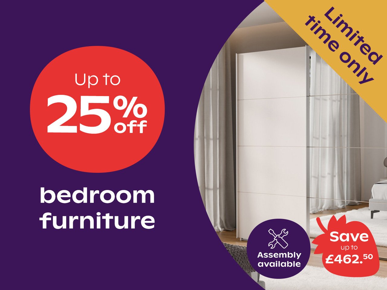 Up To 25% Off Furniture