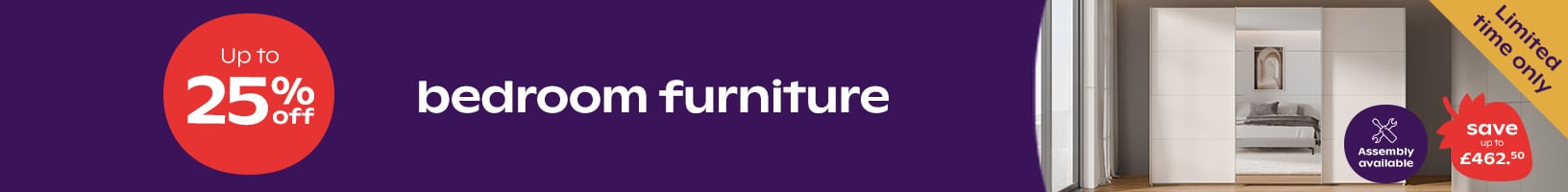 Up to 25% off furniture