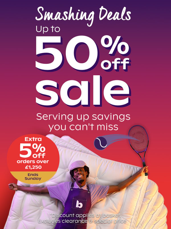 Up to 50% off sale + 5% off over £1250