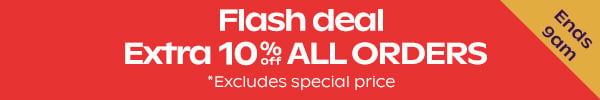 FLASH SALE - Extra 10% Off All Orders