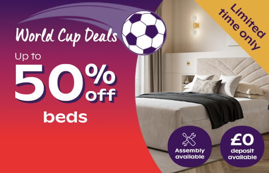 Up To 50% Off Beds