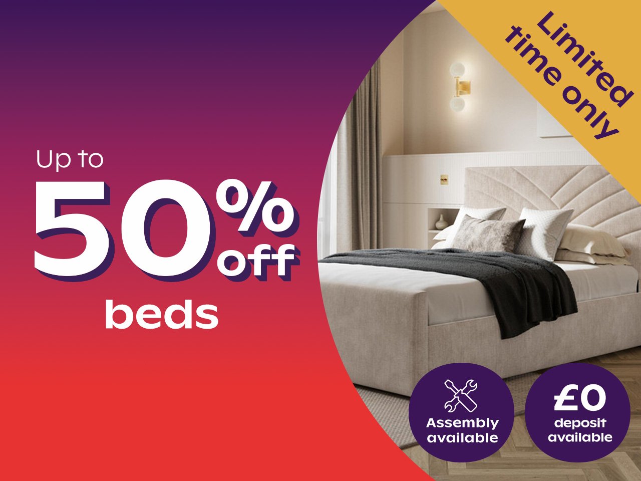 Up to 50% off Sale