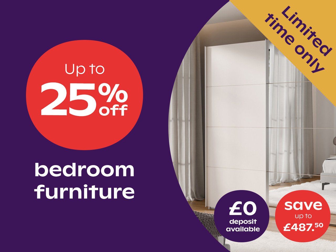 Up To 25% Off Furniture