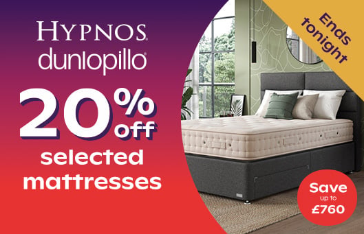 20% off Dunlopillo Hypnos