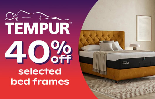 40% off Tempur bedframes