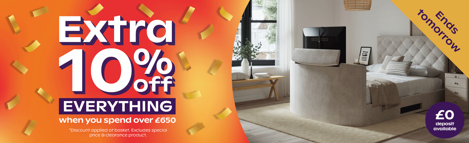 10% off £650