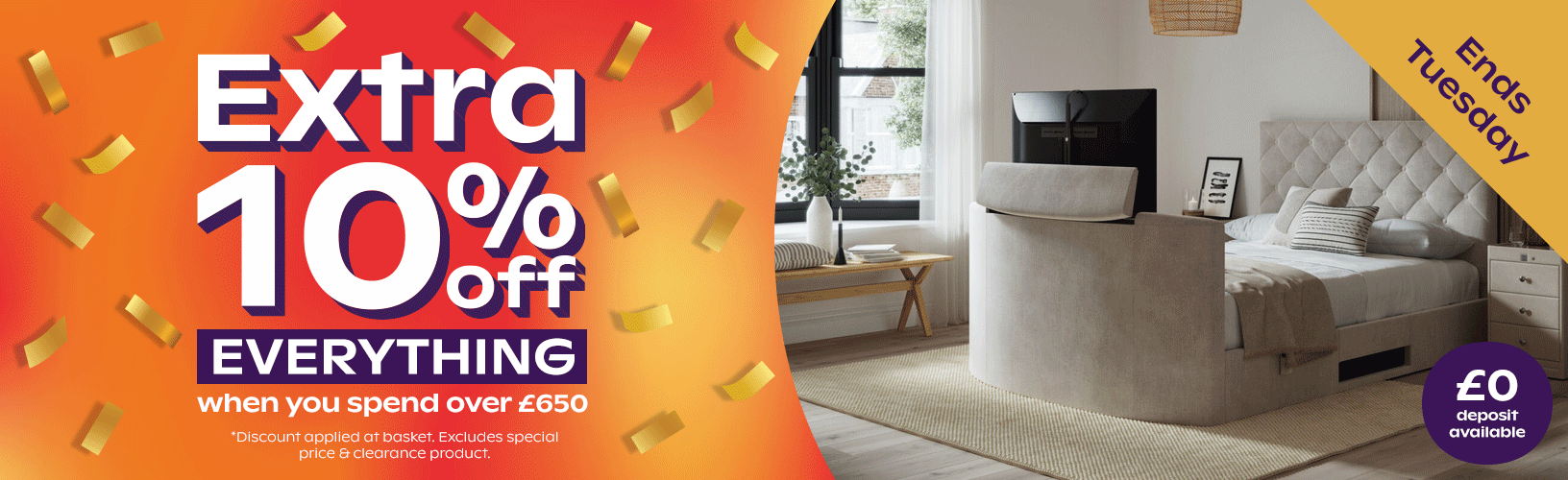 10% off £650