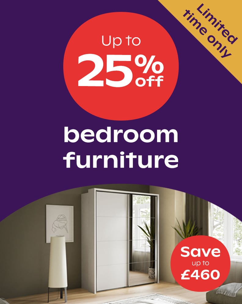 Up to 25% off furniture
