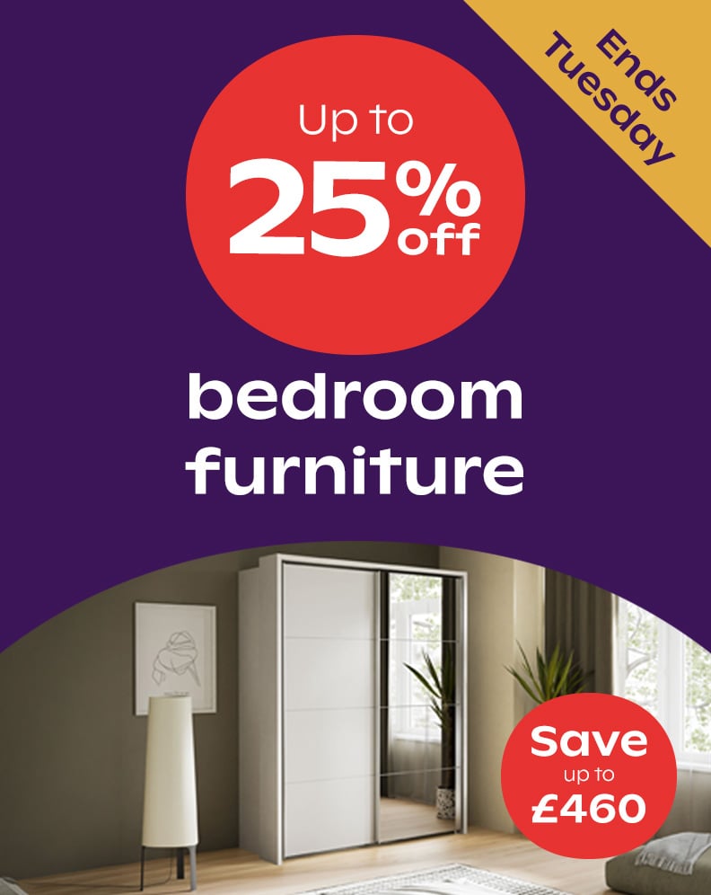 Up to 25% off furniture