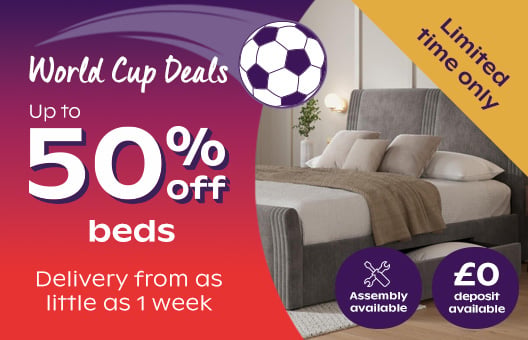 Up To 50% off beds